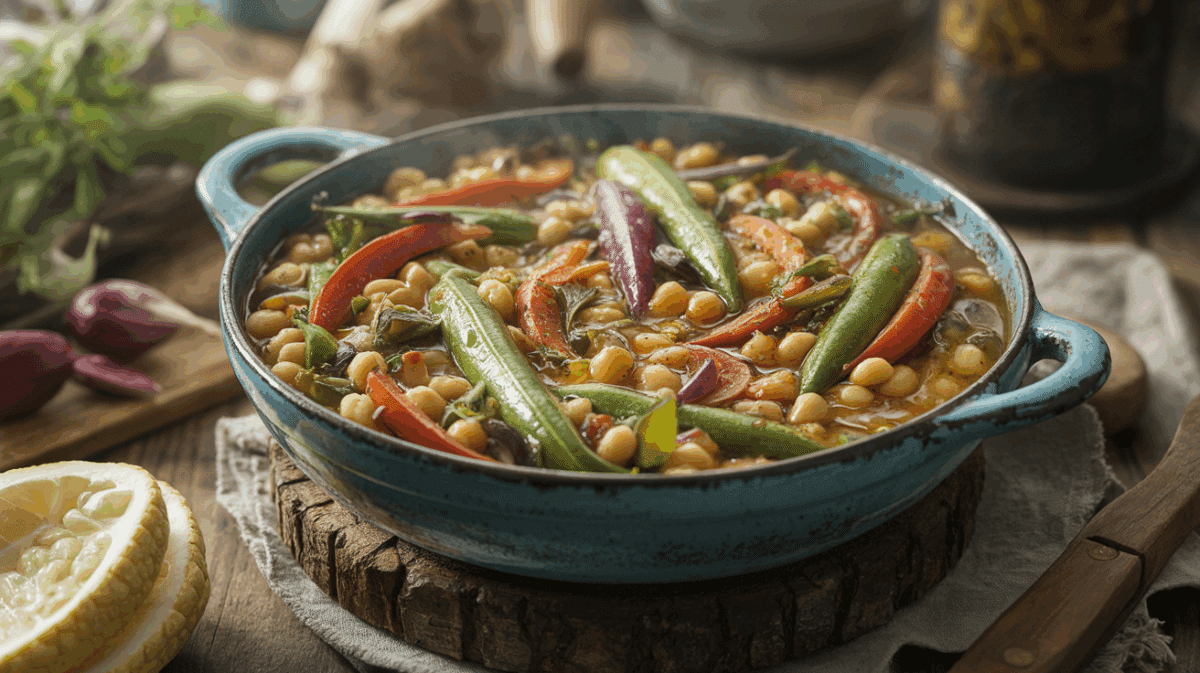 Tajine Végétarien : Harmonie Automnale de Légumes & Pois Chiches – tajine végétarien