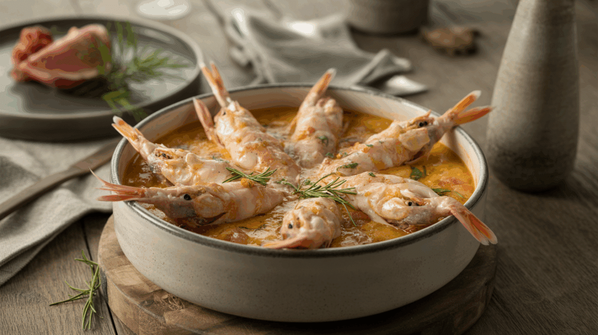 Une bisque de crevettes moderne pour les fêtes – bisque de crevettes