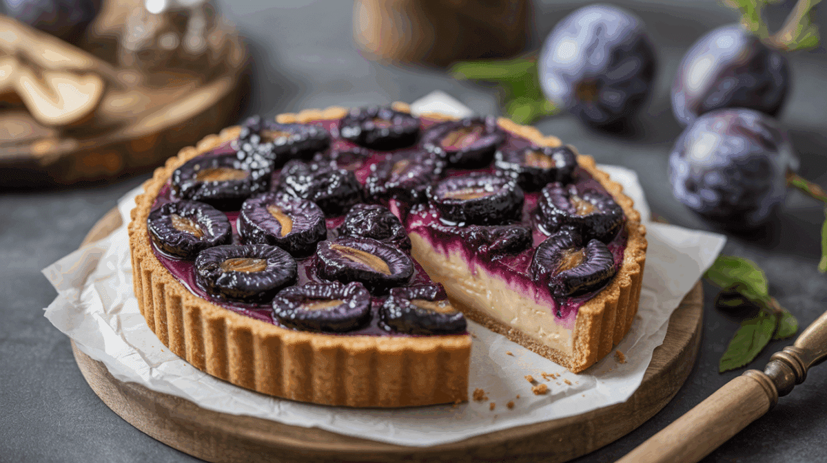 Tarte rustique aux prunes – tarte rustique aux prunes
