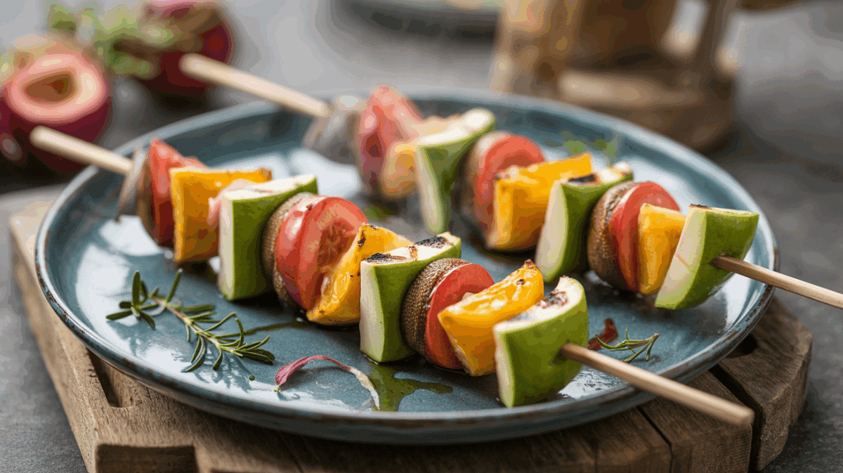 Brochettes de fruits grillés – brochettes de fruits grillés