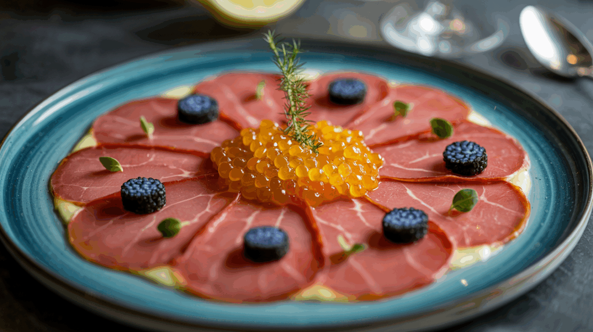 Carpaccio de Saint-Jacques citron caviar – carpaccio de saint-jacques