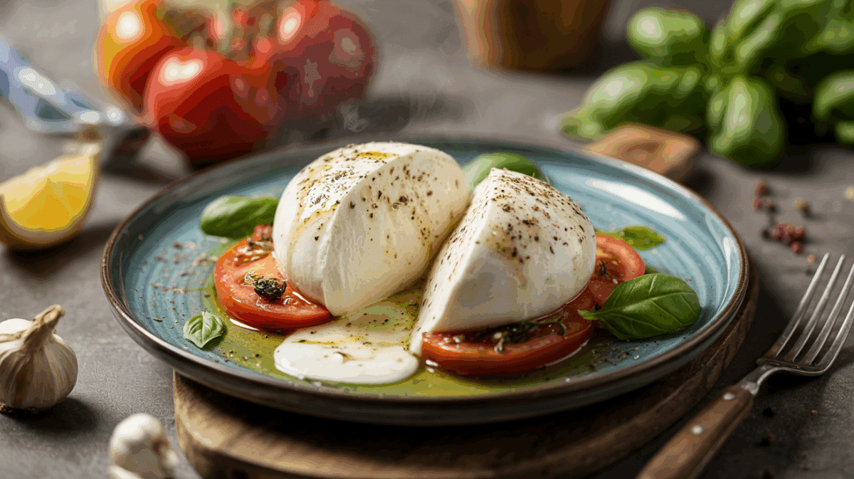 Mozzarella fumée, tomates séchées & basilic : Une harmonie gastronomique – harmonie gastronomique