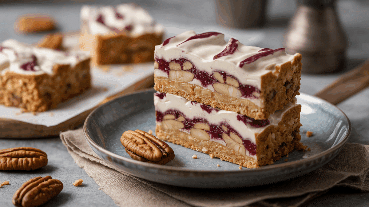 Blondies aux Noix de Pécan : Une Délicatesse d&rsquo;Hiver – blondies aux noix de pécan