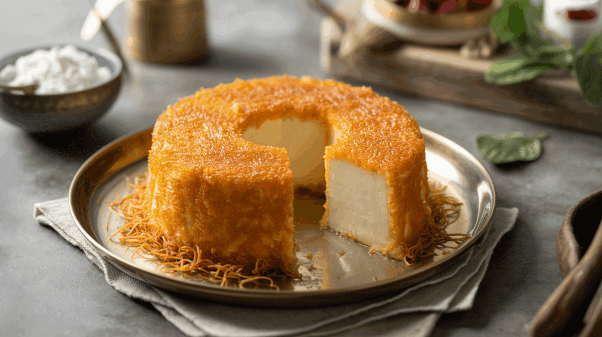 Kanafeh au fromage : une douceur orientale – kanafeh au fromage