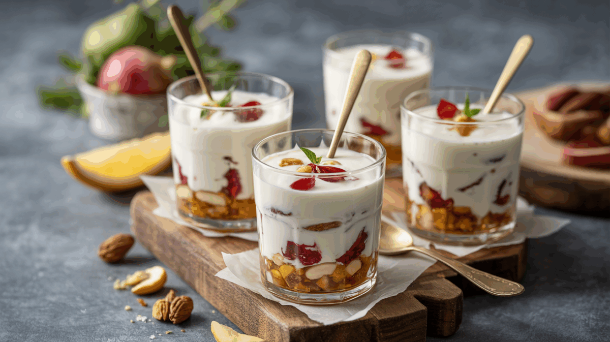 Verrines yaourt grec miel & noix : Un délice facile pour les gourmets – verrines yaourt grec