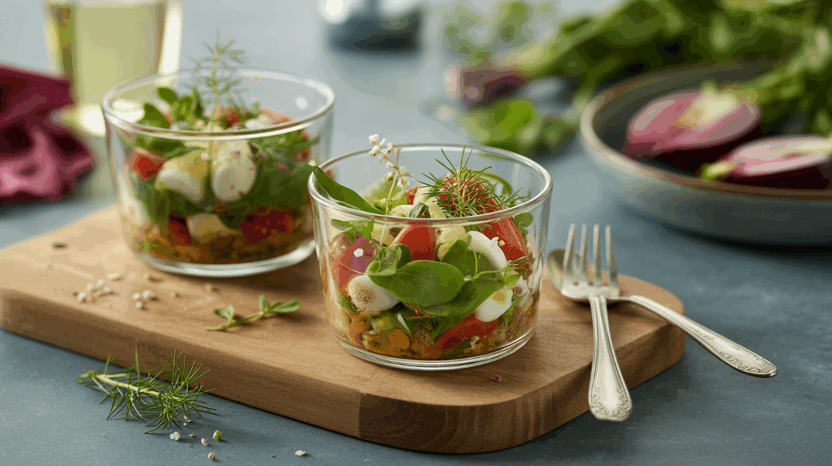 Verrines Taboulé de Chou-Fleur & Herbes : Un Voyage Culinaire Vers la Fraîcheur – verrines taboulé de chou-fleur